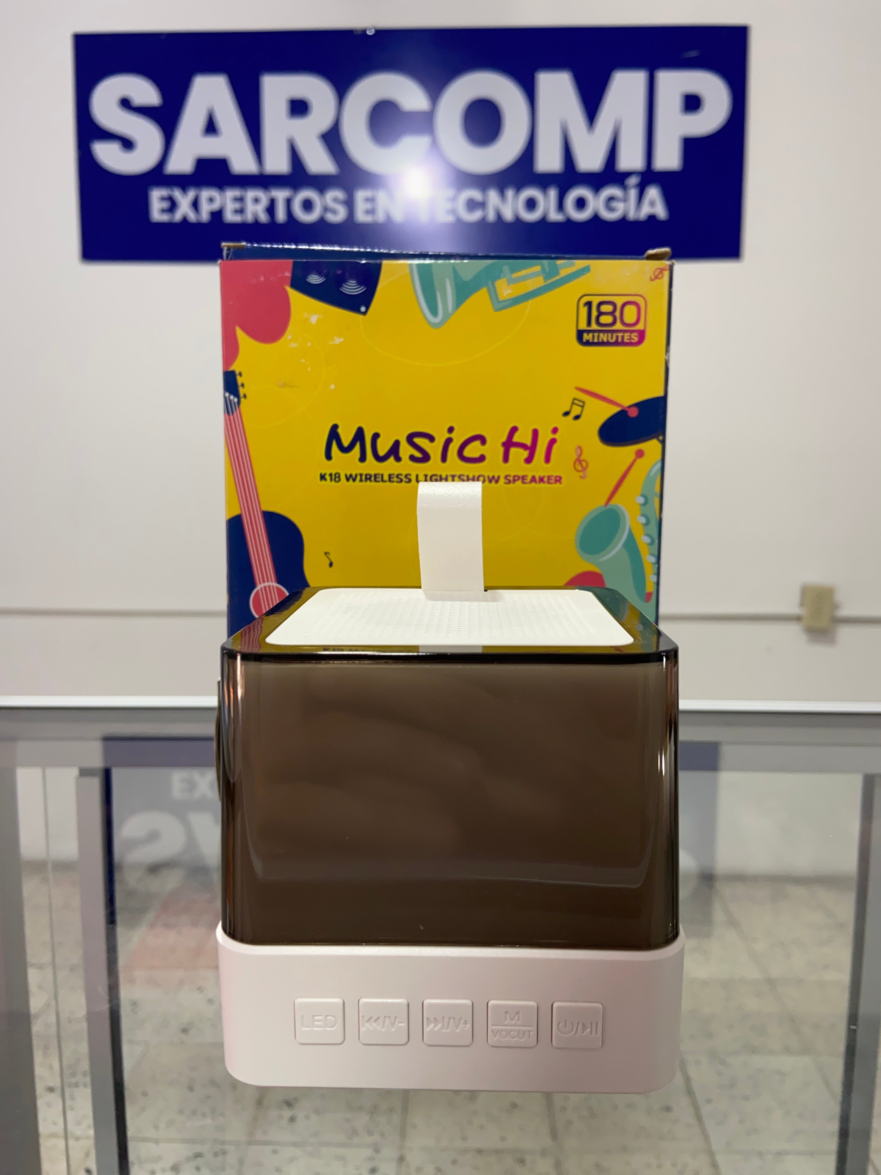 Mini Parlantes Music Hi con Micrófono