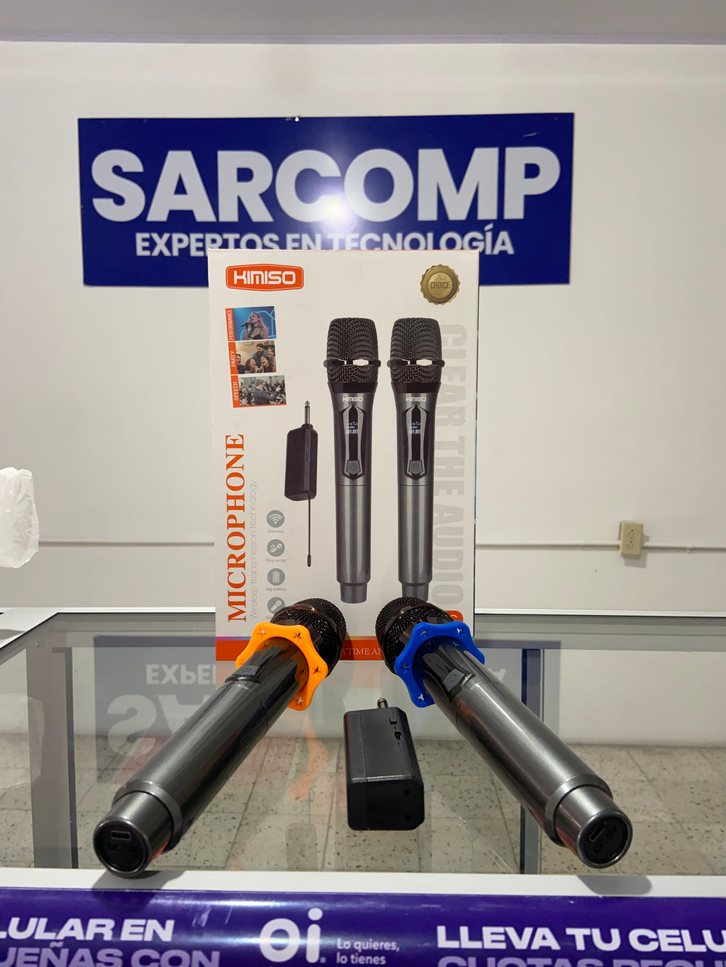 MICRÓFONOS KMS-902MC| Sistema doble de micrófonos inalámbricos profesionales Kimiso