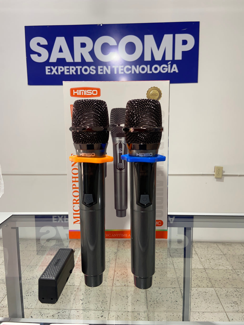 MICRÓFONOS KMS-902MC| Sistema doble de micrófonos inalámbricos profesionales Kimiso
