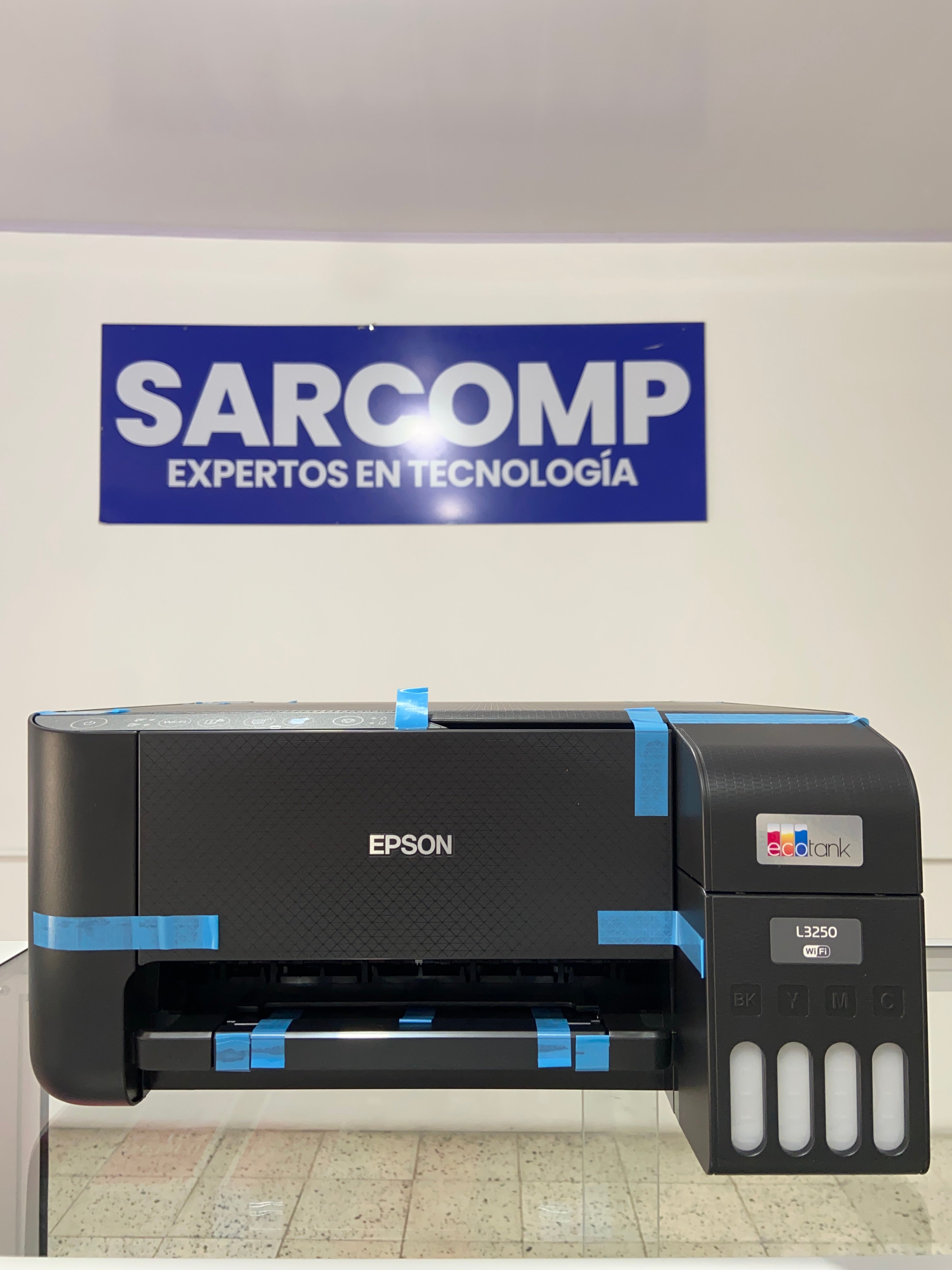 Impresora multifuncional 3 en 1 Epson EcoTank L3250 con impresión 100% sin cartuchos/Wifi Inalámbrica