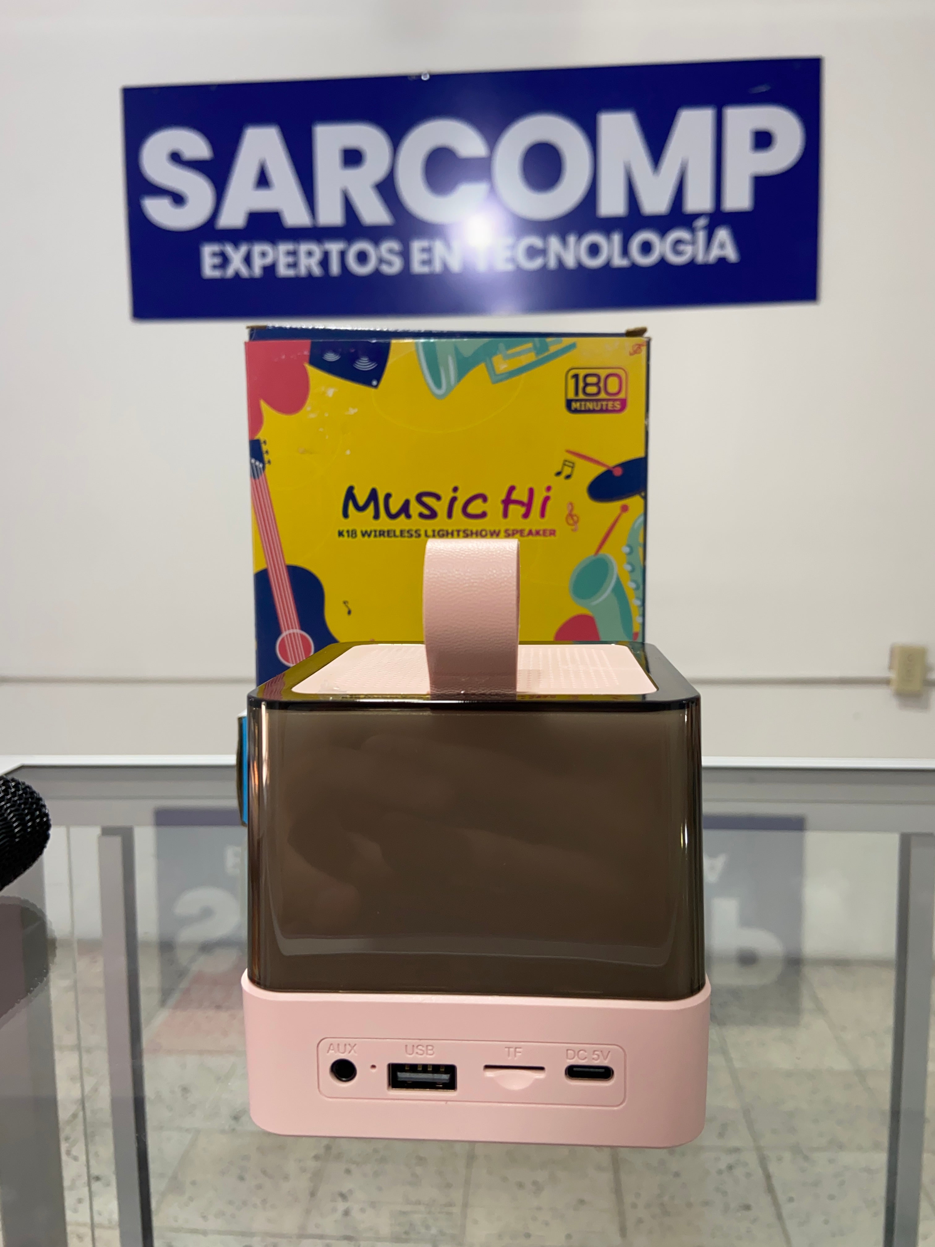 Mini Parlantes Music Hi con Micrófono