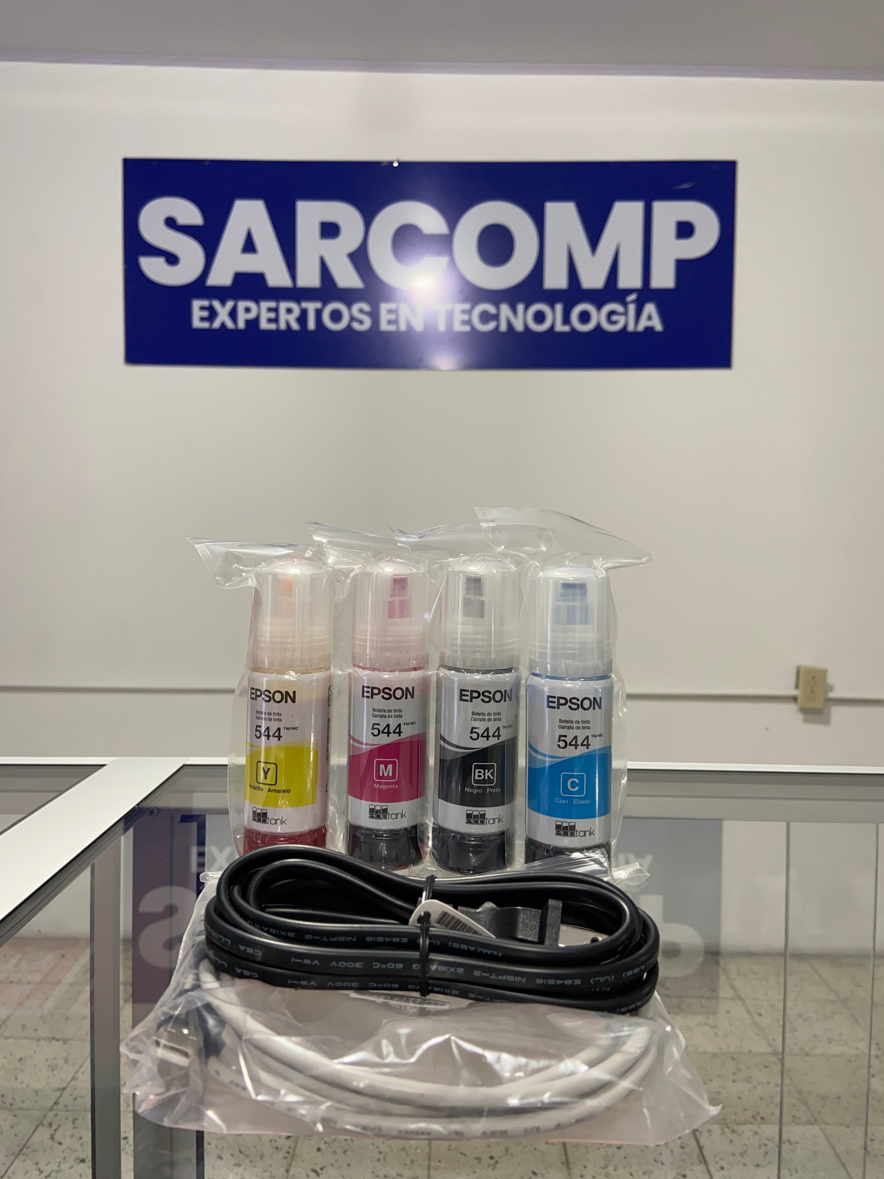 Impresora multifuncional 3 en 1 Epson EcoTank L3210/alámbrica