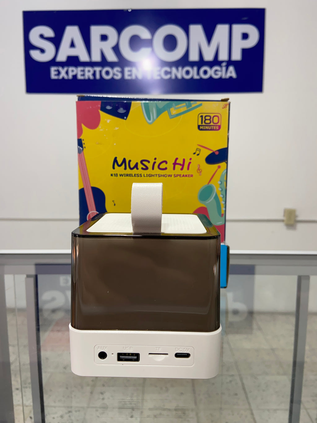 Mini Parlantes Music Hi con Micrófono