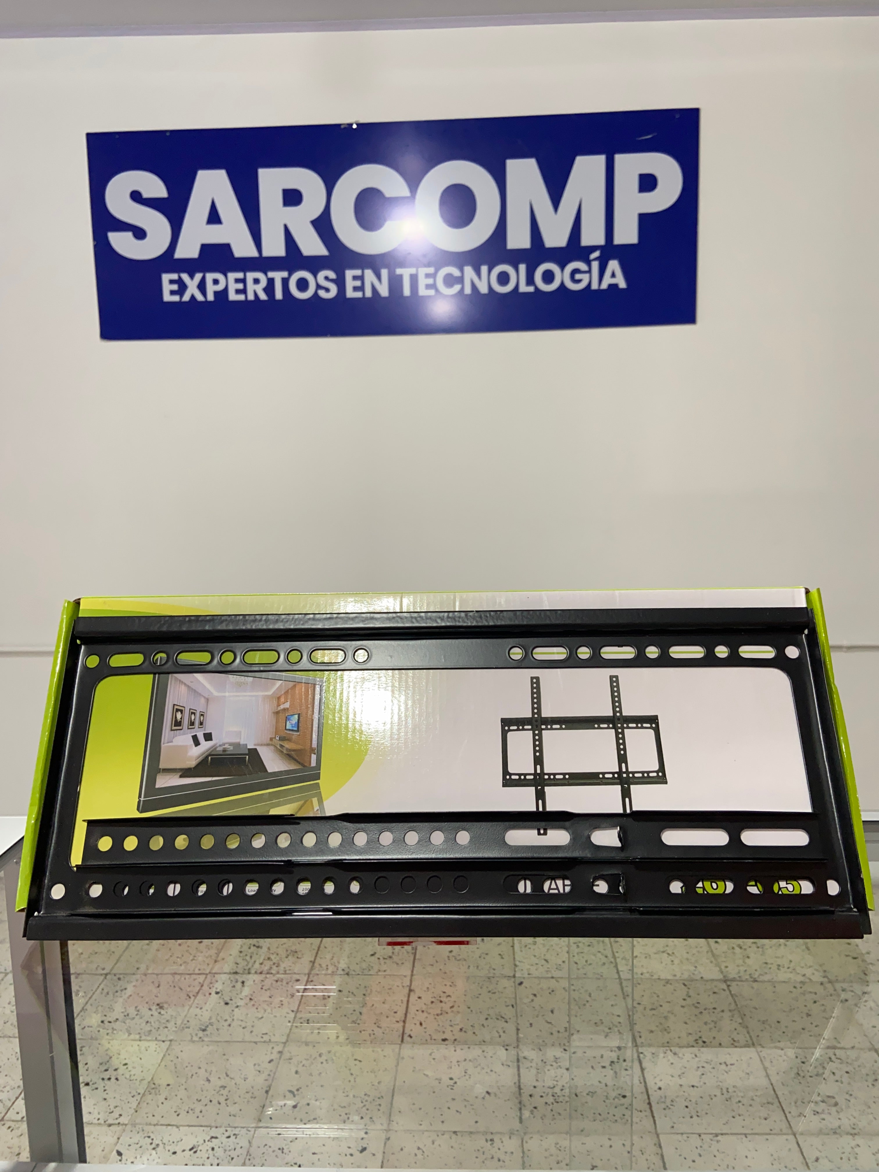 SOPORTE FIJO DE PARED PARA TV SÚPER ECONÓMICO/26-63 Pulgadas.