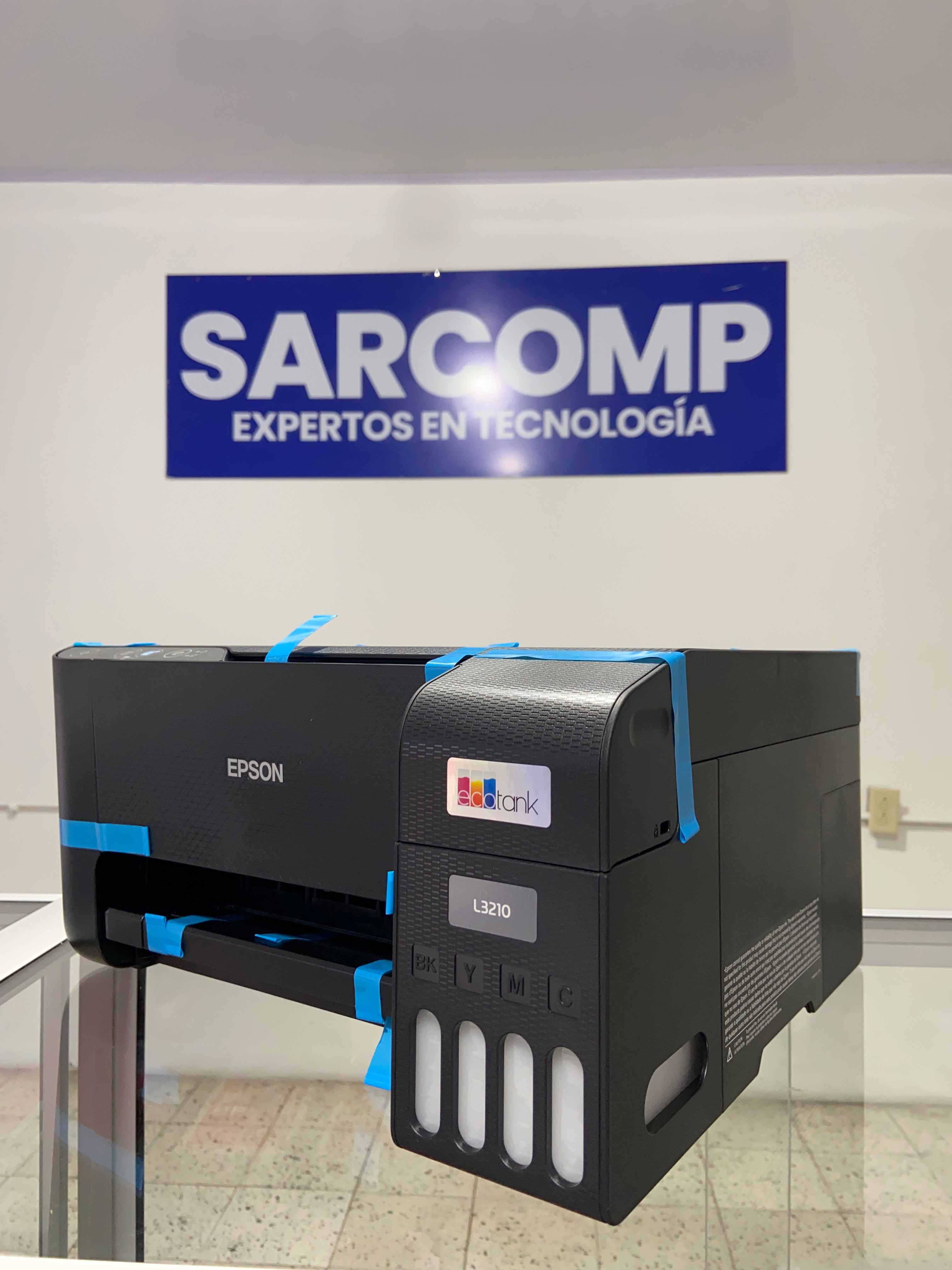 Impresora multifuncional 3 en 1 Epson EcoTank L3210/alámbrica